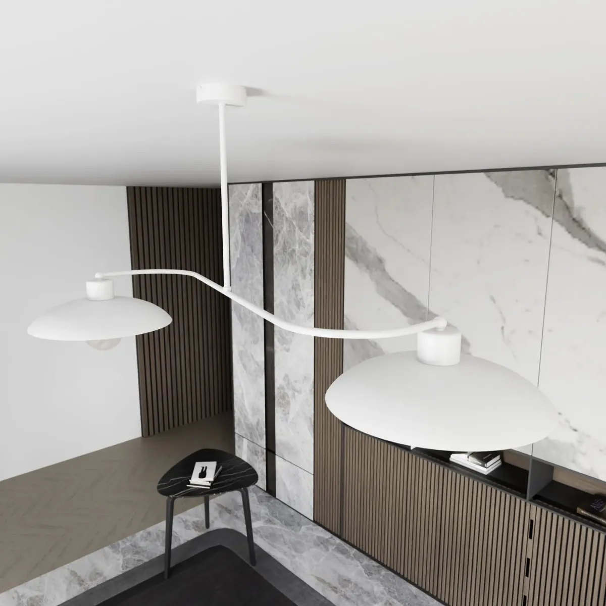 Lampa sufitowa FOSTER 2 WHITE EMIBIG