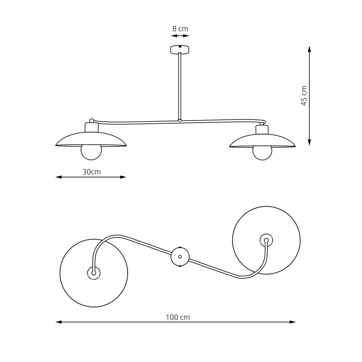 Lampa sufitowa FOSTER 2 EMIBIG