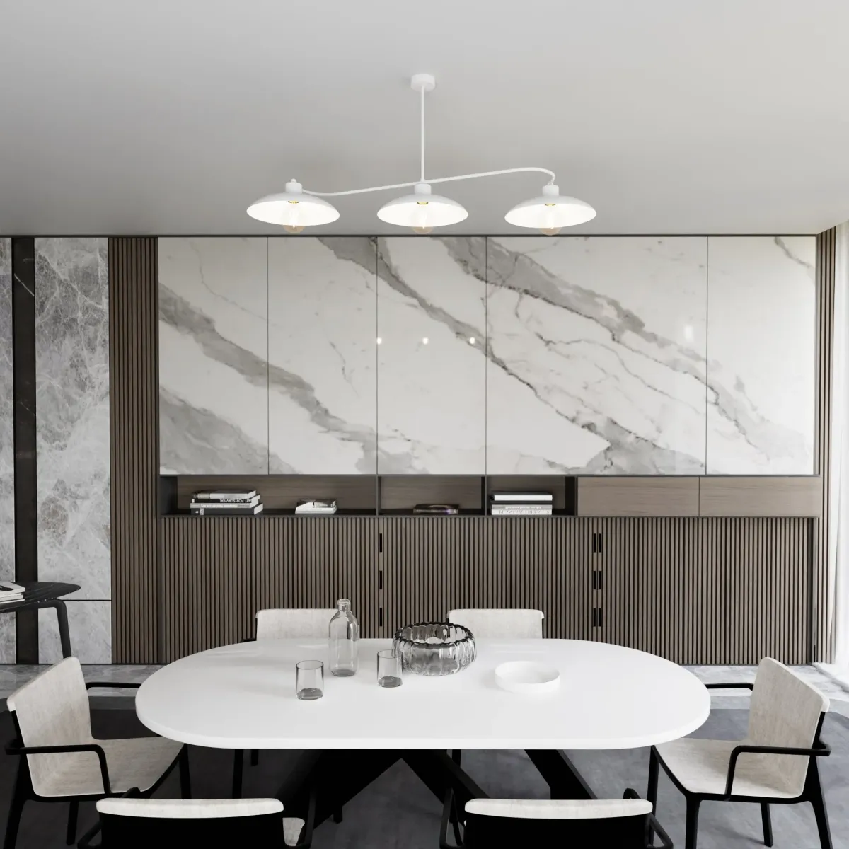 Lampa sufitowa FOSTER 3 WHITE EMIBIG