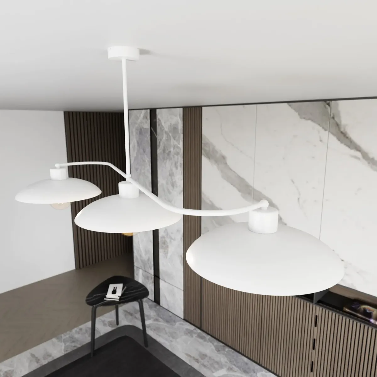 Lampa sufitowa FOSTER 3 WHITE EMIBIG