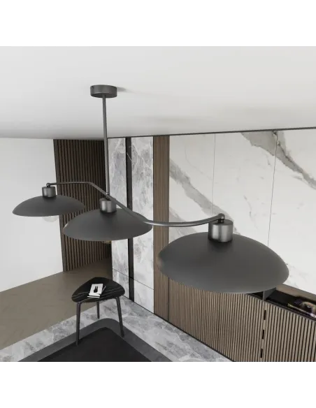 Lampa sufitowa FOSTER 3 BLACK EMIBIG