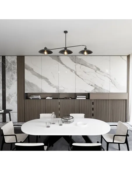 Lampa sufitowa FOSTER 3 BLACK EMIBIG