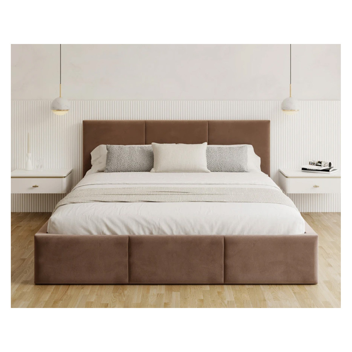 Łóżko tapicerowane FRESIA FDM podnoszone