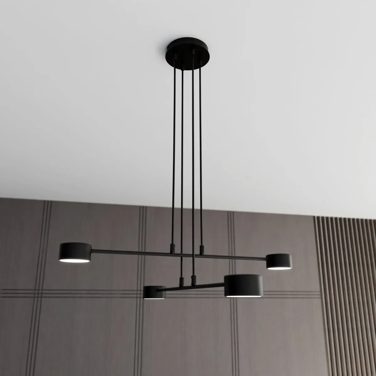 Lampa wisząca MODUS 4 BLACK EMIBIG