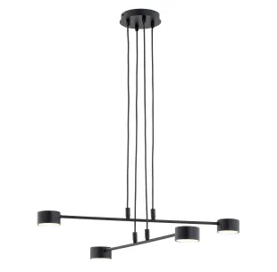 Lampa wisząca MODUS 4  BLACK EMIBIG