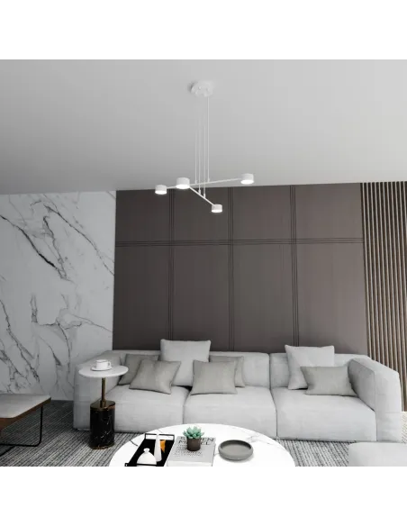 Lampa wisząca MODUS 4 WHITE EMIBIG