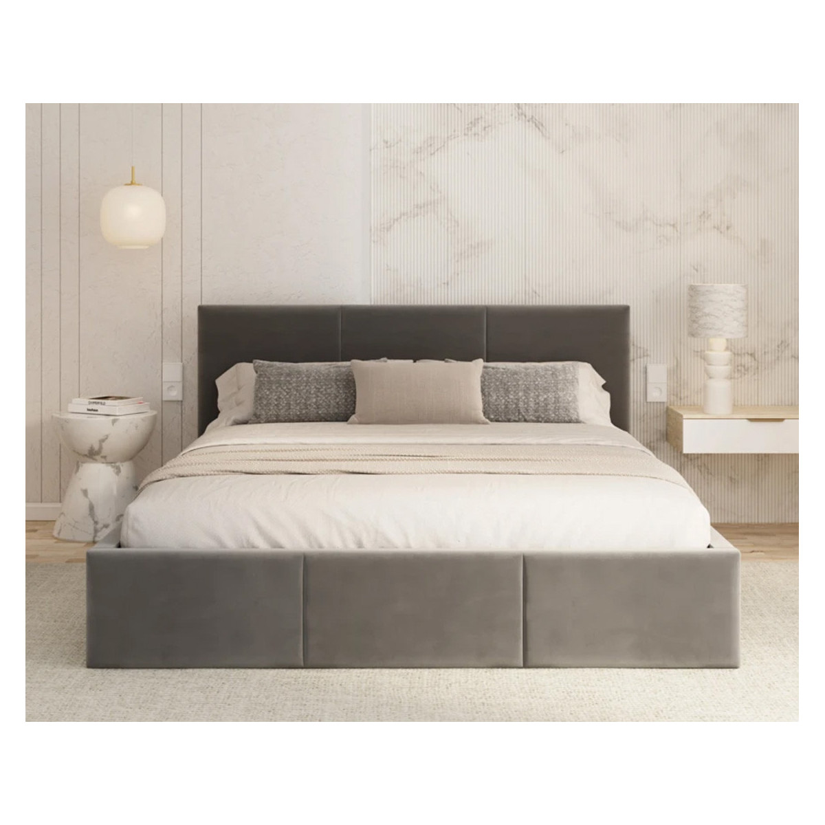 Łóżko tapicerowane FRESIA FDM podnoszone