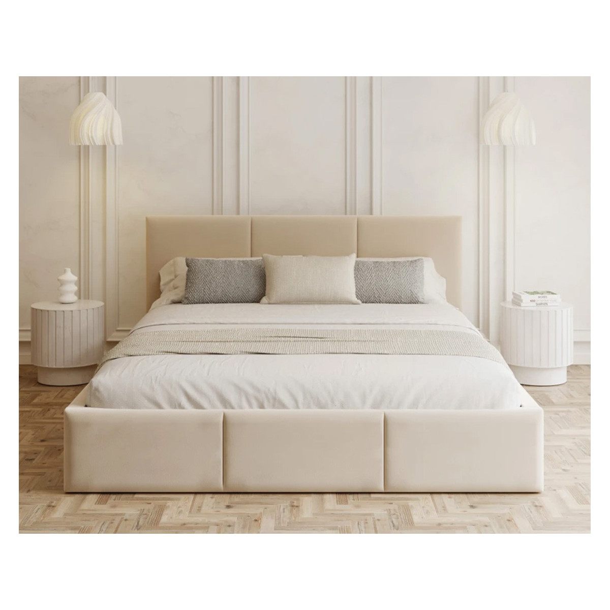 Łóżko tapicerowane FRESIA FDM podnoszone