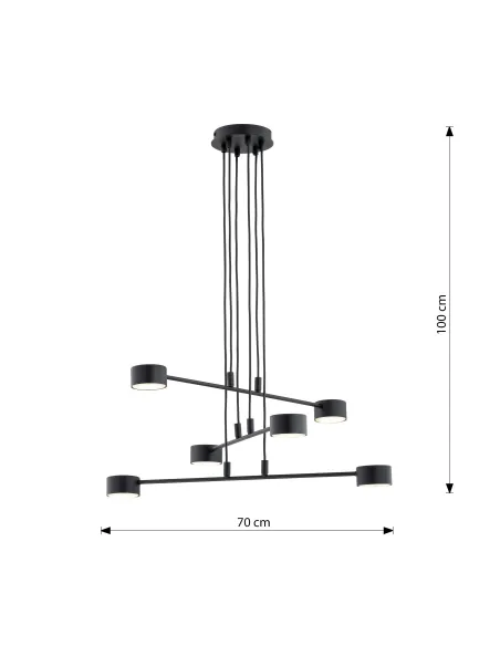 Lampa wisząca MODUS 6 EMIBIG