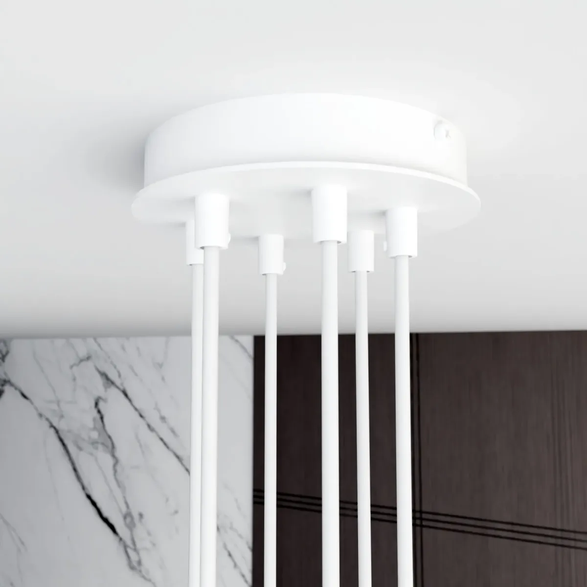 Lampa wisząca MODUS 6 WHITE EMIBIG