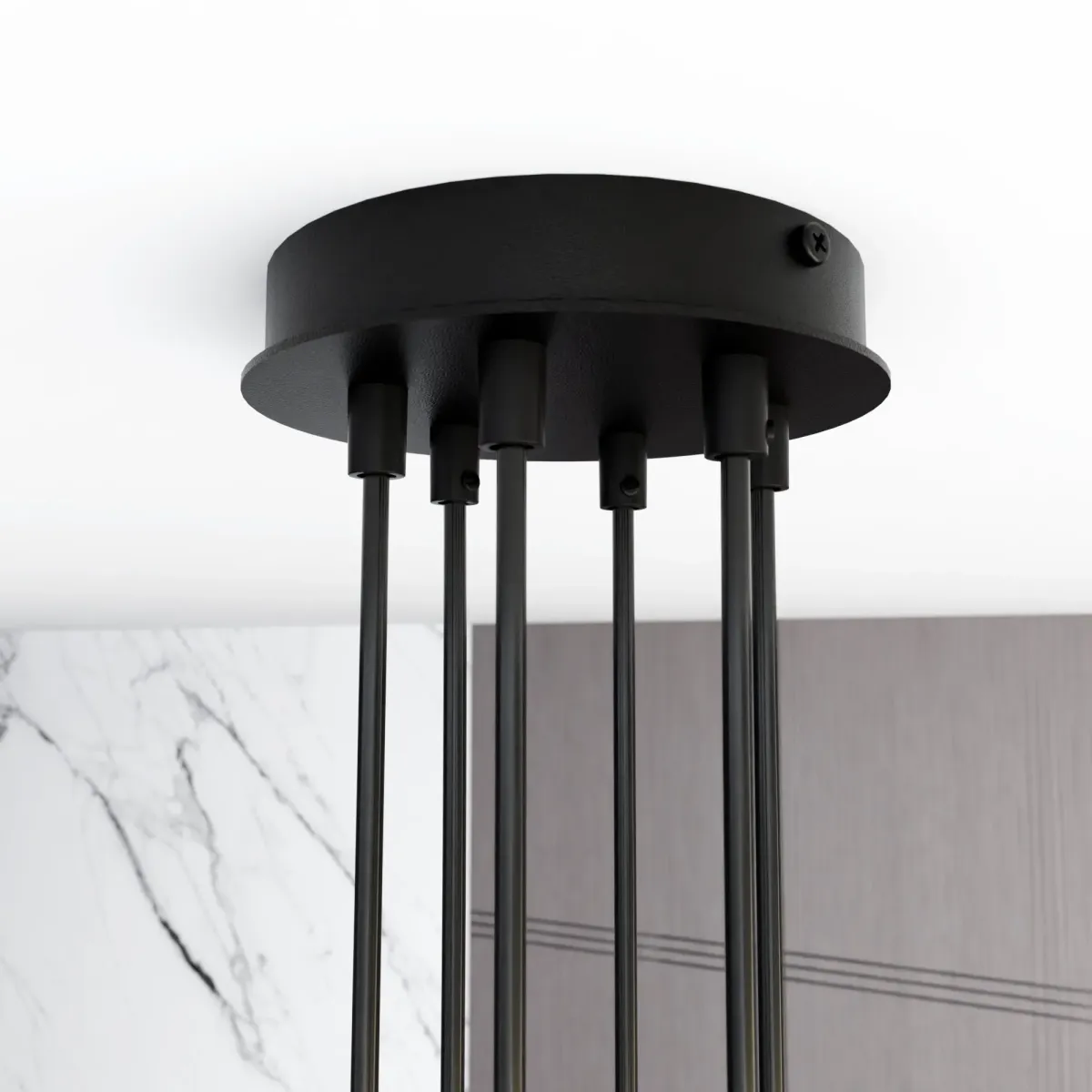 Lampa wisząca MODUS 6 BLACK EMIBIG