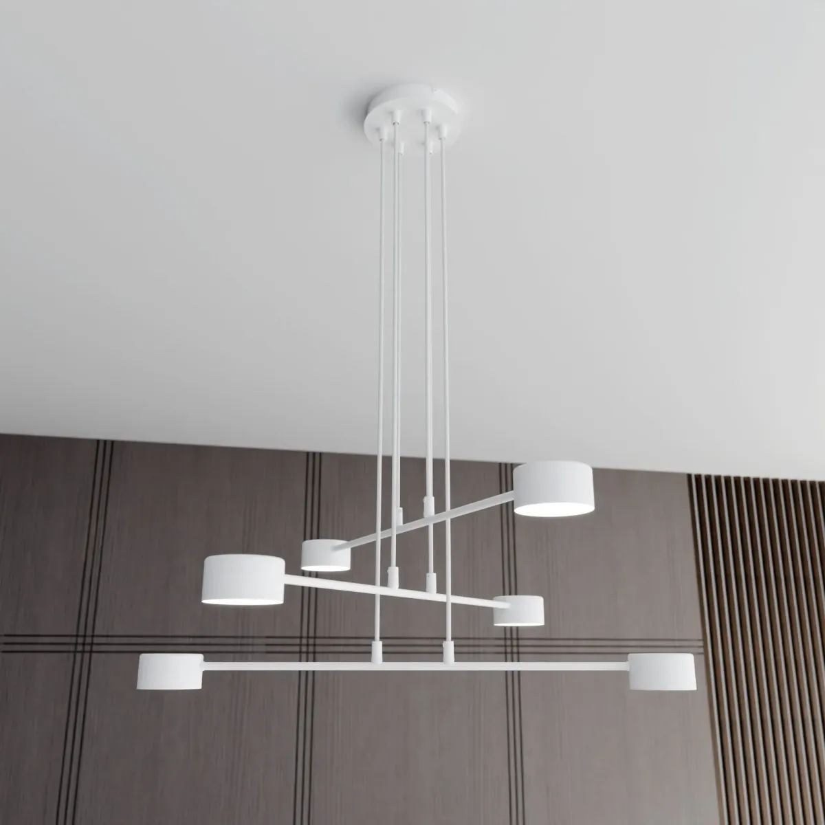 Lampa wisząca MODUS 6 WHITE EMIBIG