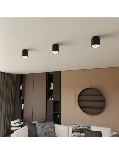 Lampa sufitowa NANO 1 BLACK EMIBIG