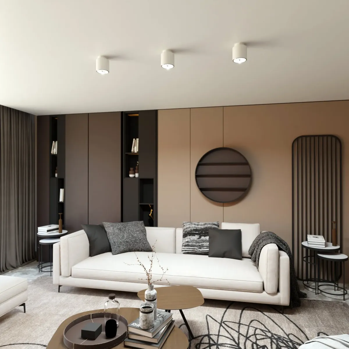 Lampa sufitowa NANO 1 WHITE EMIBIG