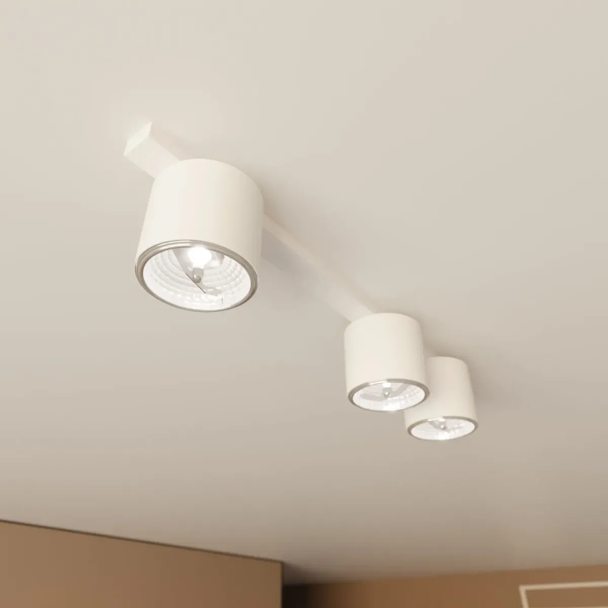 Lampa sufitowa NANO 3 WHITE EMIBIG