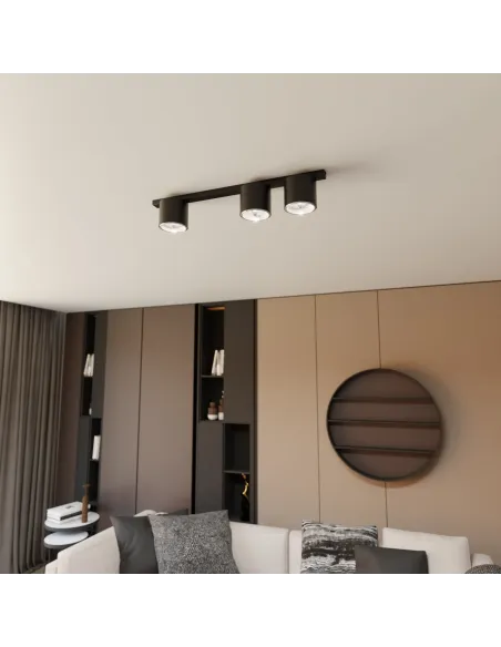 Lampa sufitowa NANO 3 BLACK EMIBIG
