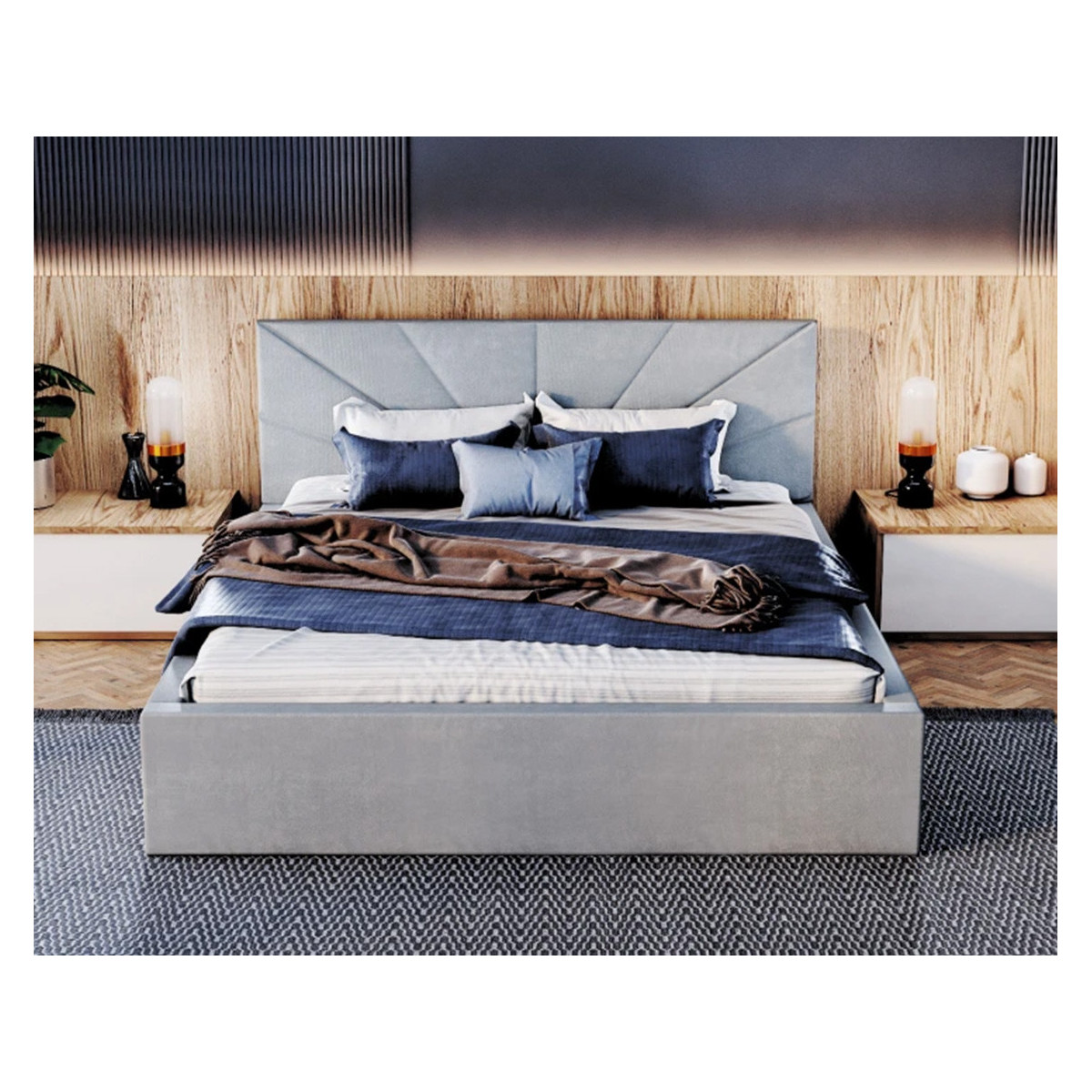 Łóżko tapicerowane GEORGIA FDM podnoszone