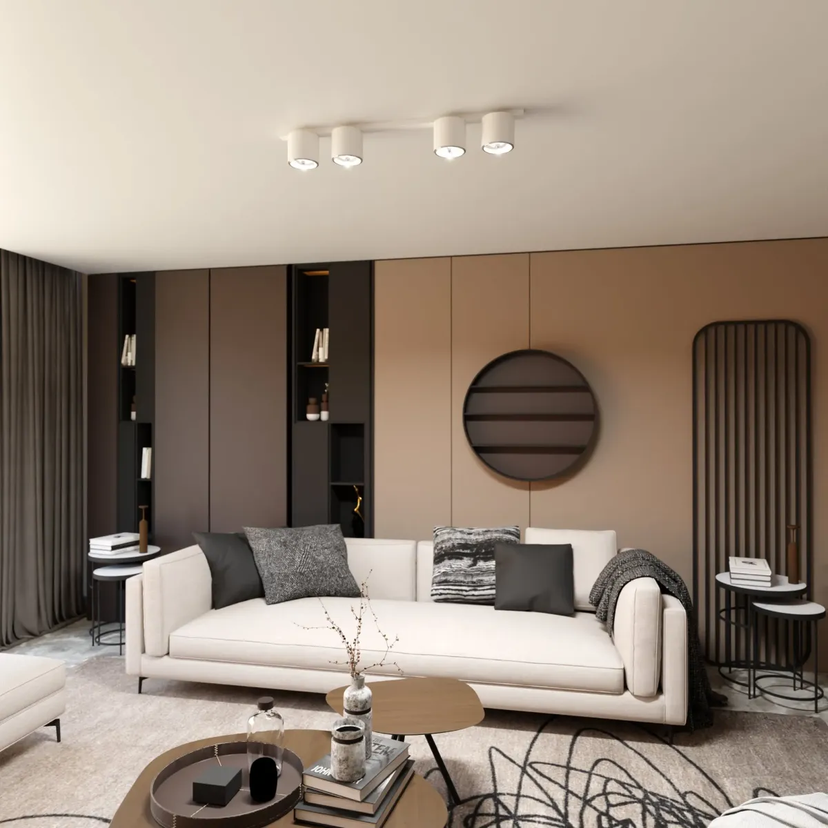 Lampa sufitowa NANO 4 WHITE EMIBIG