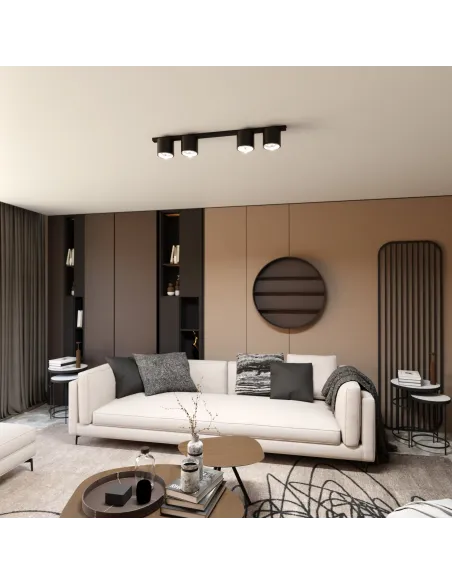 Lampa sufitowa NANO 4 BLACK EMIBIG