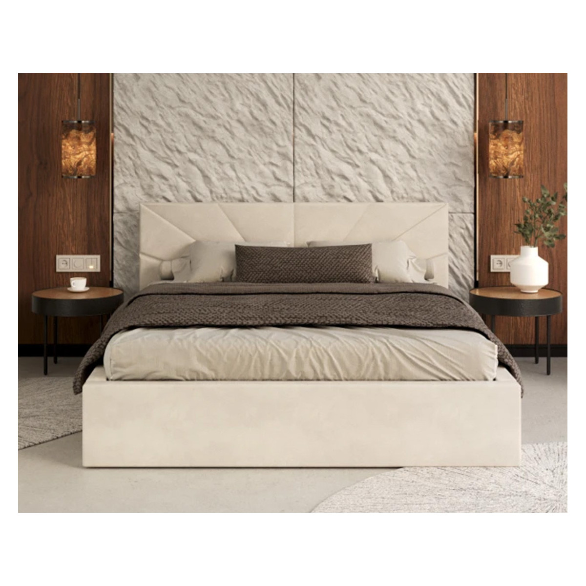 Łóżko tapicerowane GEORGIA FDM podnoszone