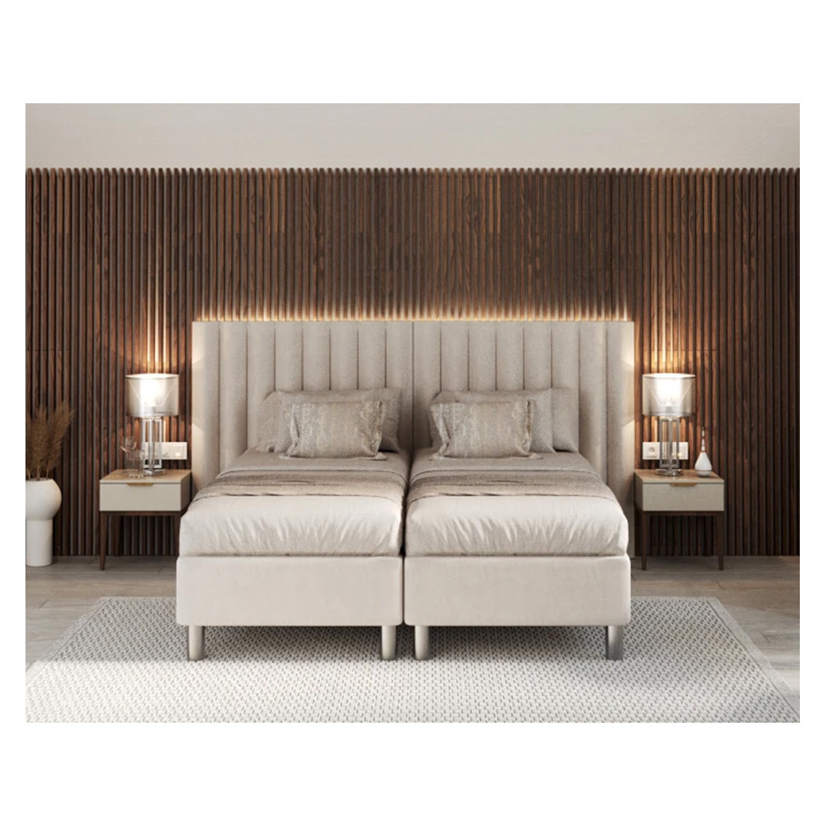 Łóżko tapicerowane HARMONY FDM