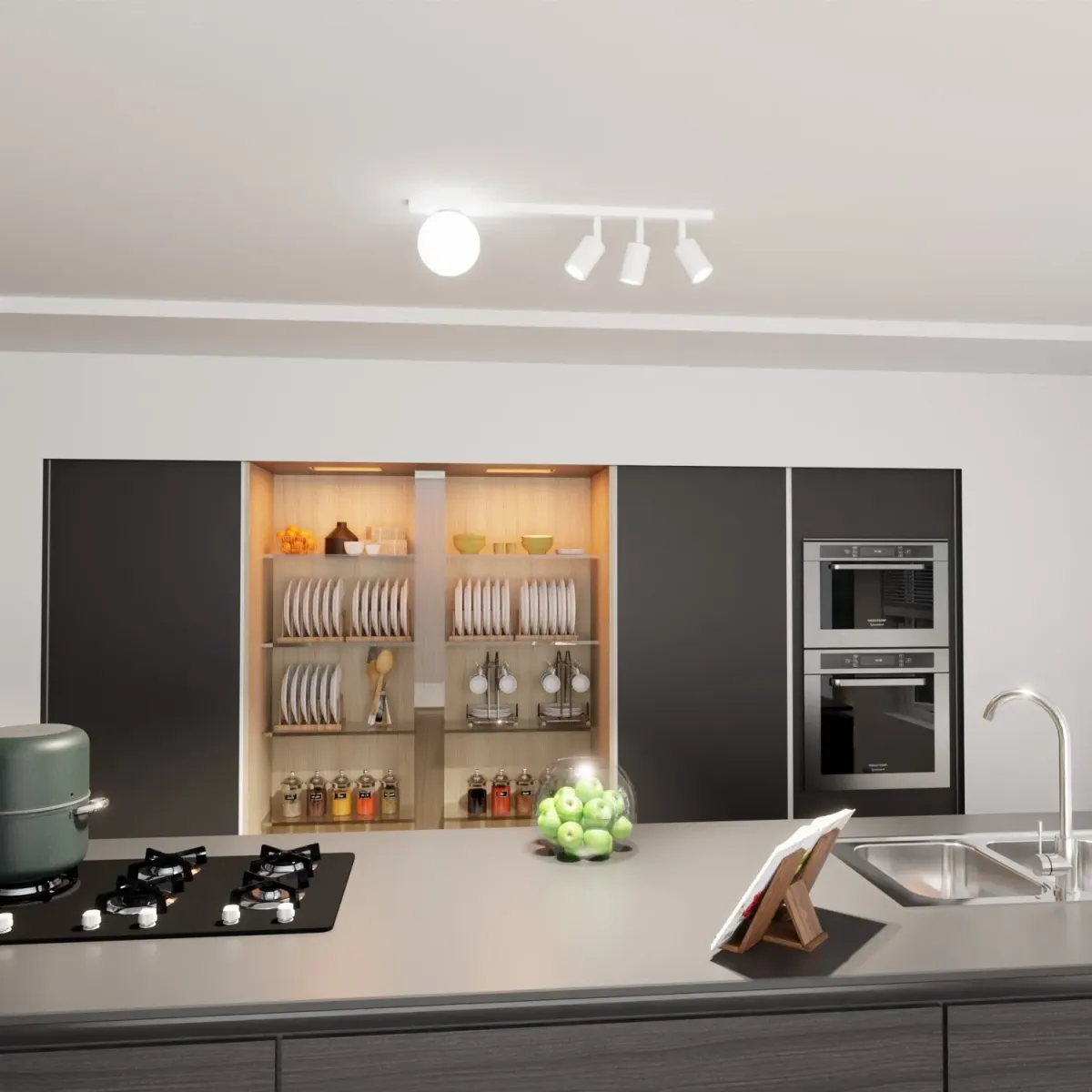 Lampa sufitowa BASTER 4 WHITE EMIBIG