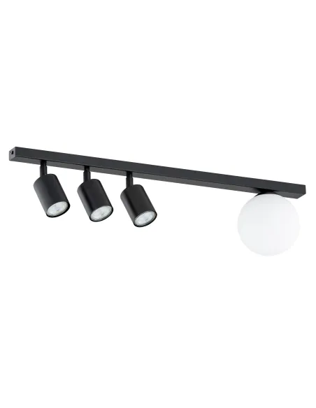 Lampa sufitowa BASTER 4 BLACK EMIBIG