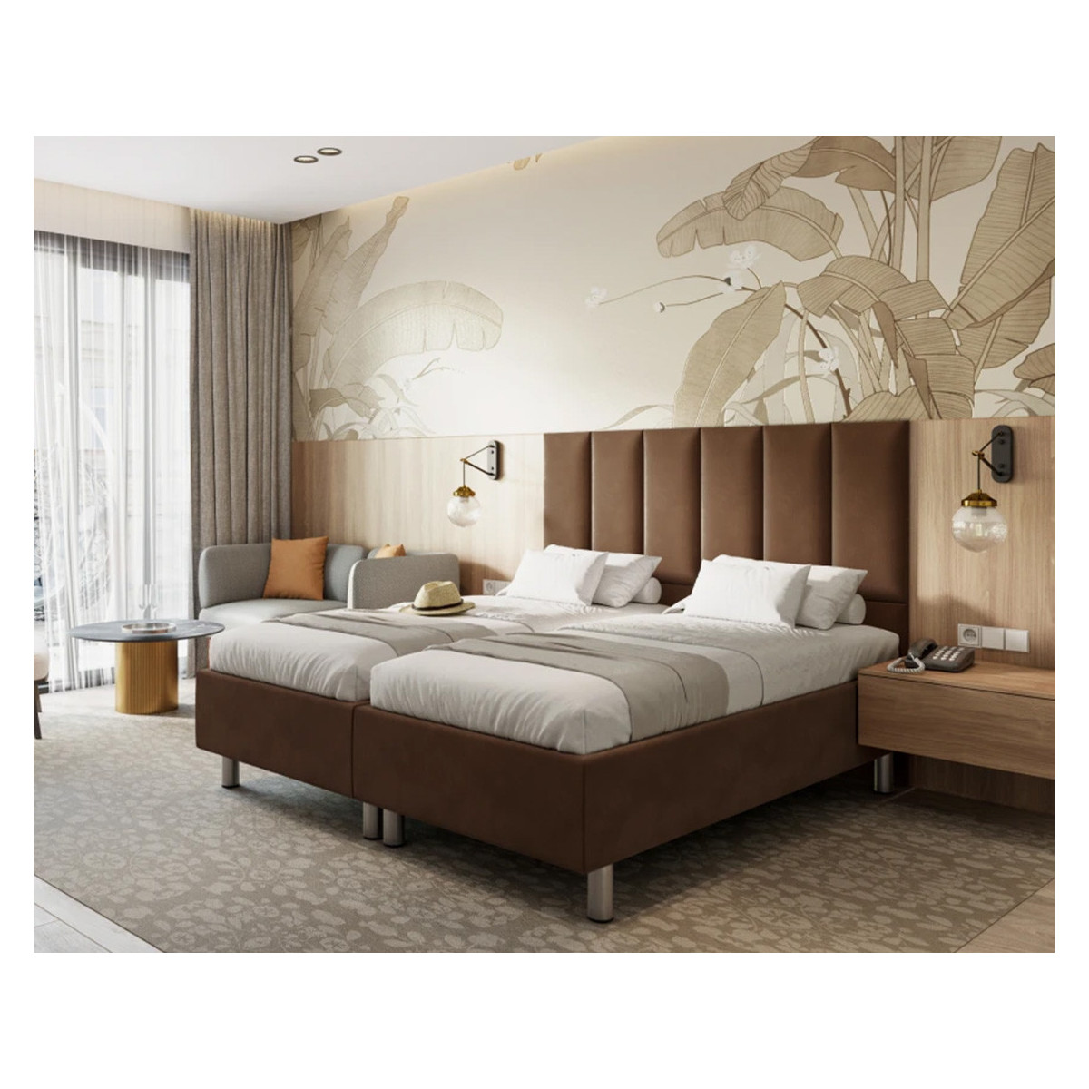 Łóżko tapicerowane HARMONY FDM