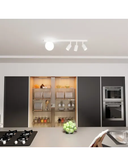 Lampa sufitowa BASTER 4 WHITE EMIBIG