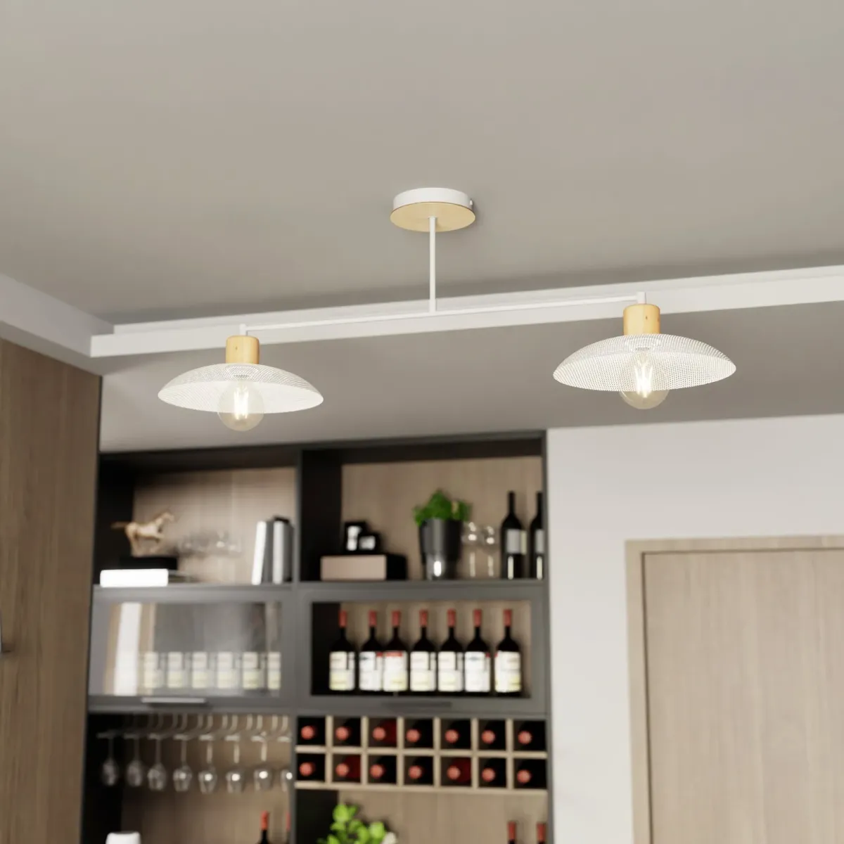 Lampa sufitowa KOBE 2 WHITE EMIBIG