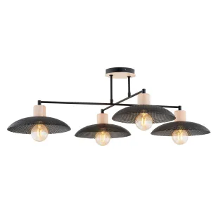 Lampa sufitowa KOBE 4 BLACK EMIBIG