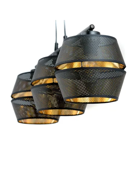 Lampa wisząca MALIA 3 BLACK EMIBIG