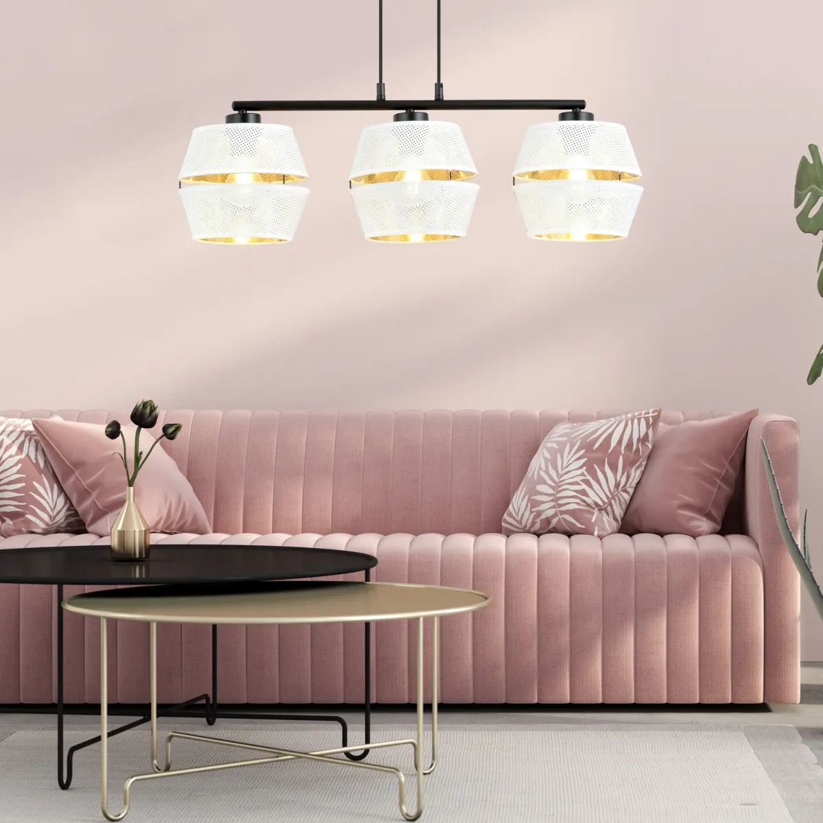 Lampa wisząca MALIA 3 WHITE EMIBIG