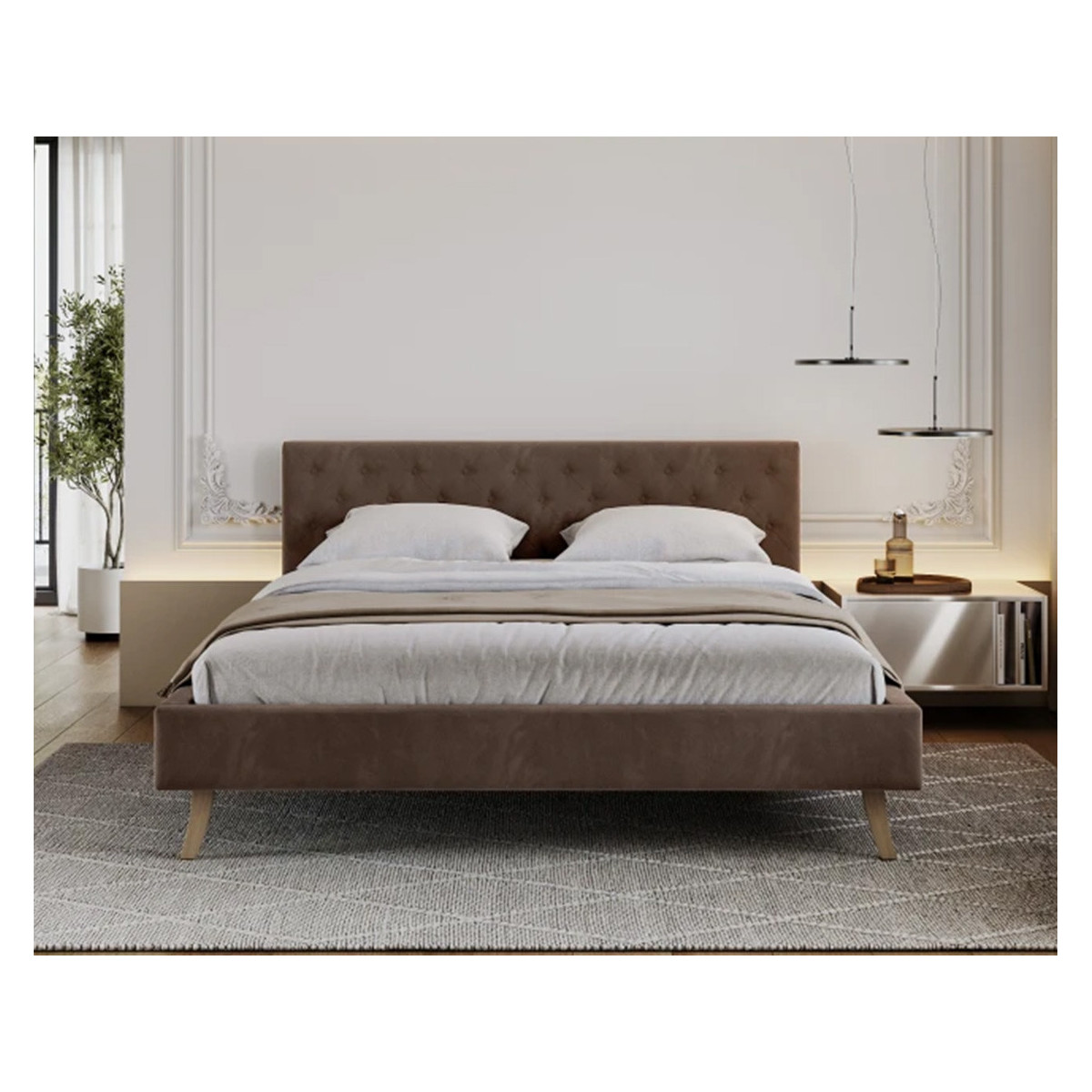 Łóżko tapicerowane KALIFORNIA FDM