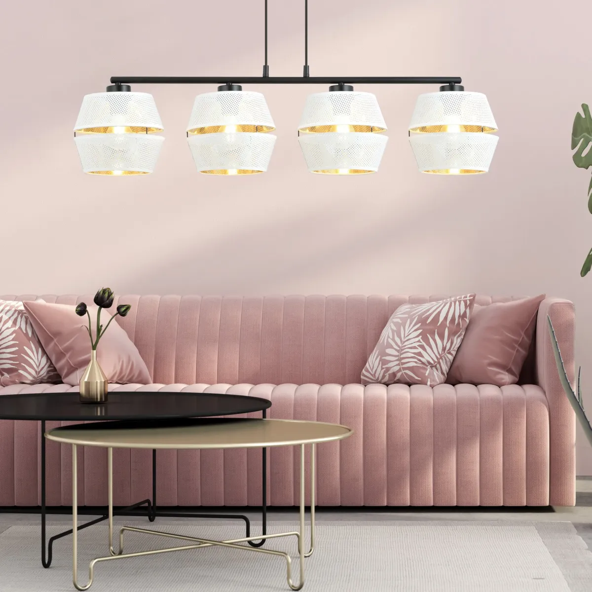 Lampa wisząca MALIA 4 WHITE EMIBIG