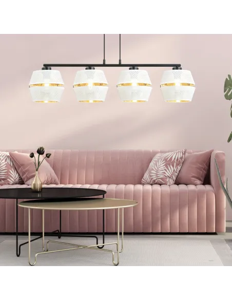 Lampa wisząca MALIA 4 WHITE EMIBIG