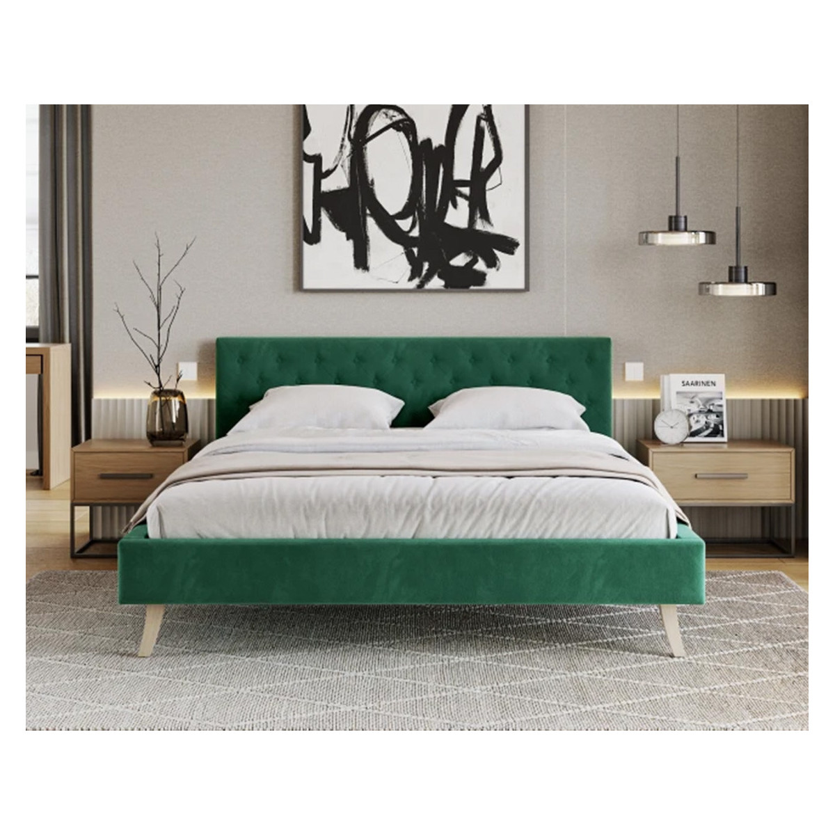 Łóżko tapicerowane KALIFORNIA FDM