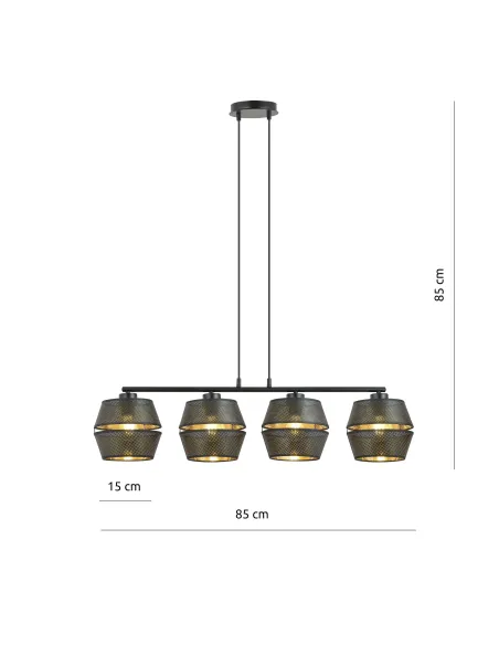 Lampa wisząca MALIA 4 EMIBIG