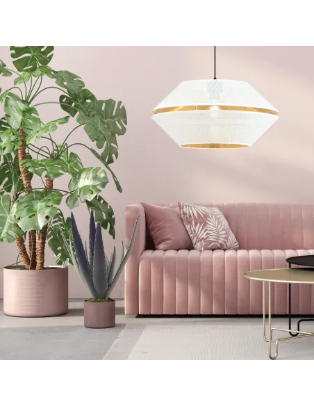 Lampa wisząca MALIA 1 WHITE EMIBIG