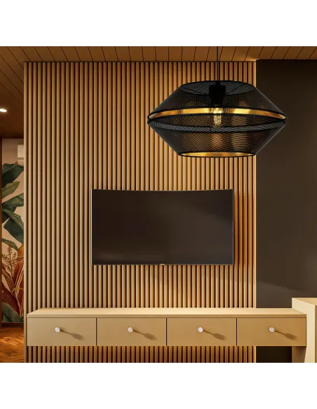 Lampa wisząca MALIA 1 BLACK EMIBIG