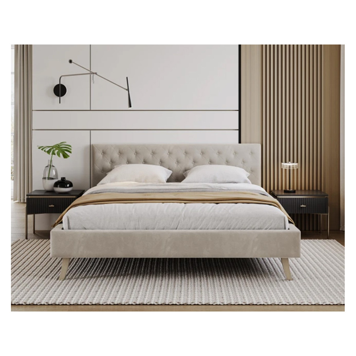 Łóżko tapicerowane KALIFORNIA FDM