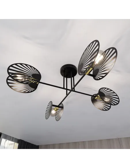Lampa sufitowa TALIA 4 BLACK EMIBIG