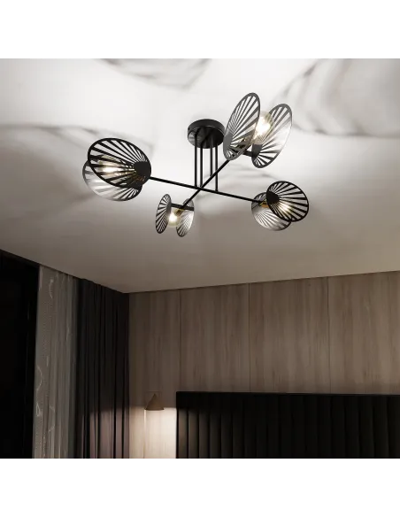 Lampa sufitowa TALIA 4 BLACK EMIBIG