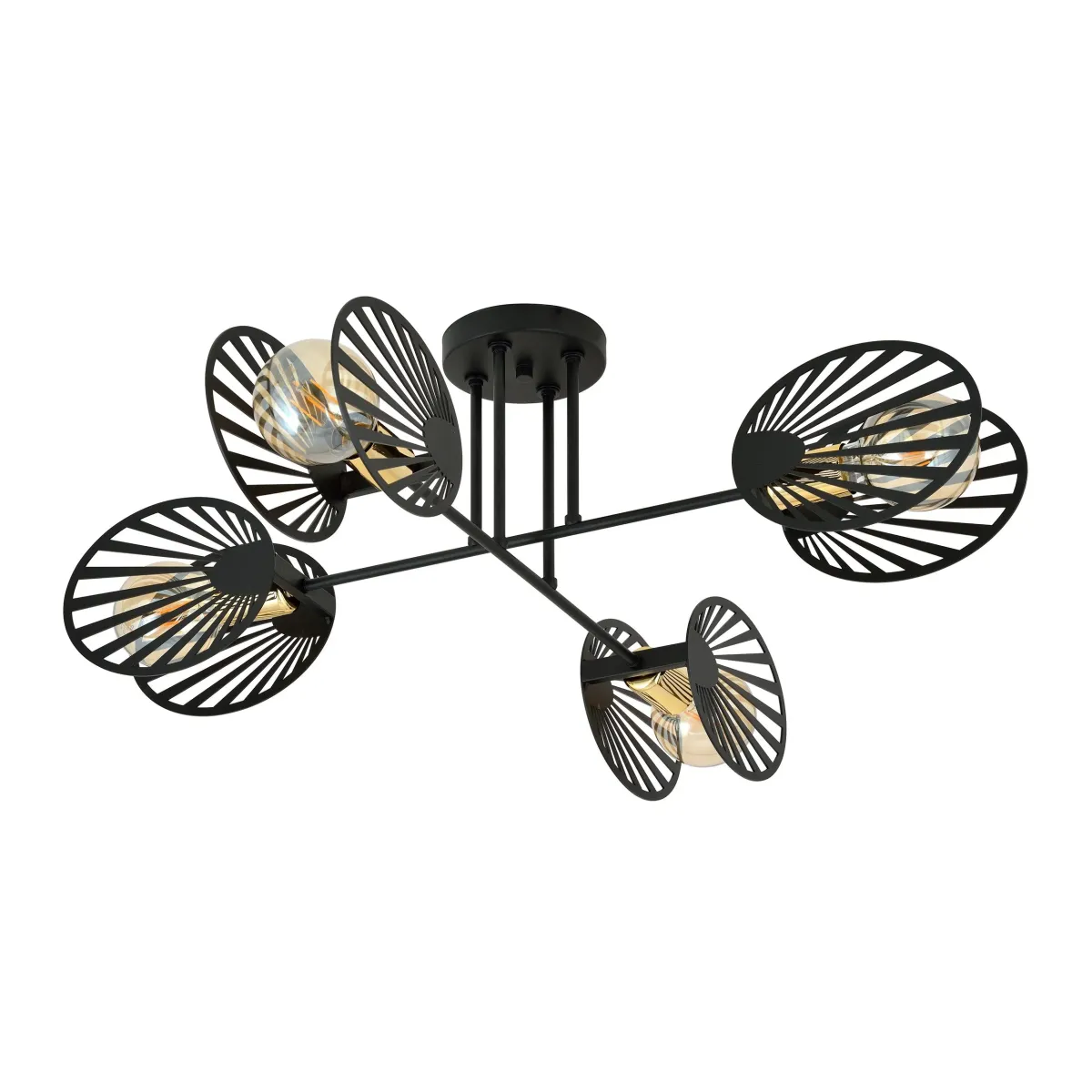 Lampa sufitowa TALIA 4 BLACK EMIBIG