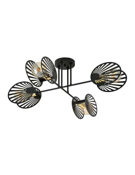 Lampa sufitowa TALIA 4 BLACK EMIBIG