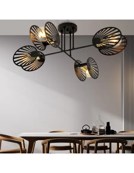 Lampa sufitowa TALIA 4 BLACK EMIBIG