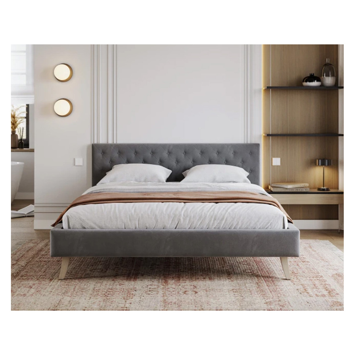 Łóżko tapicerowane KALIFORNIA FDM