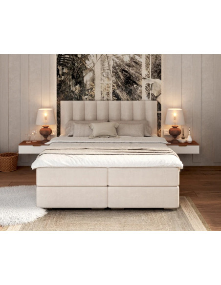 Łóżko tapicerowane LINCOLN FDM podnoszone