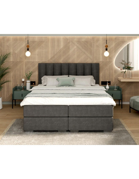 Łóżko tapicerowane LINCOLN FDM podnoszone