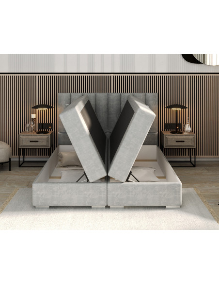 Łóżko tapicerowane LINCOLN FDM podnoszone